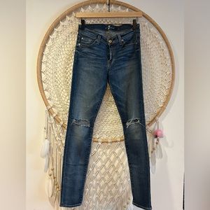 7 For Mankind Midrise Skinny Jeans